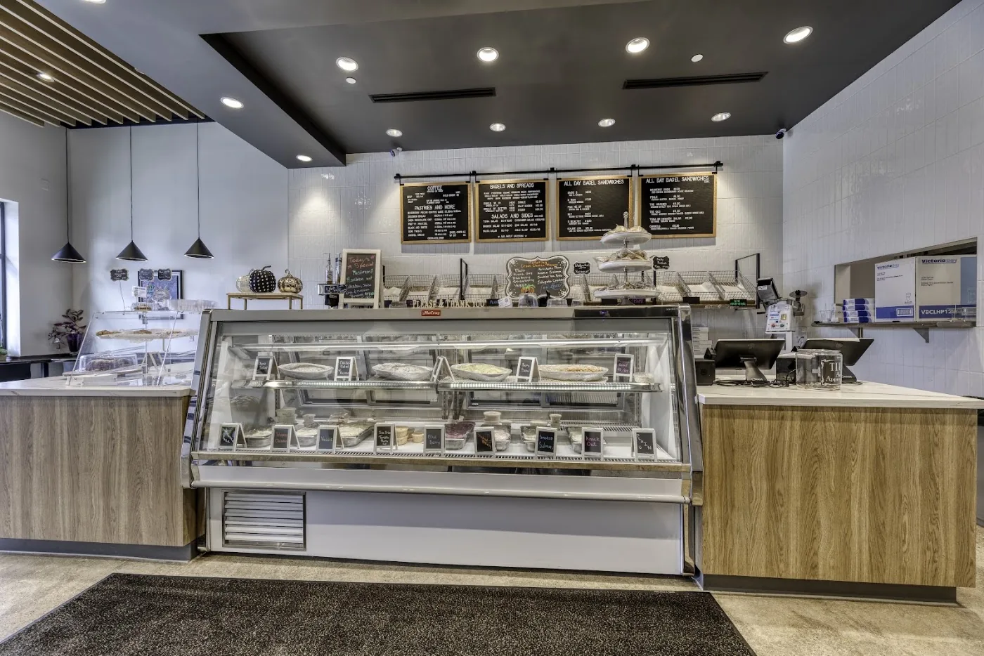 Inside the B's Bagels kitchen